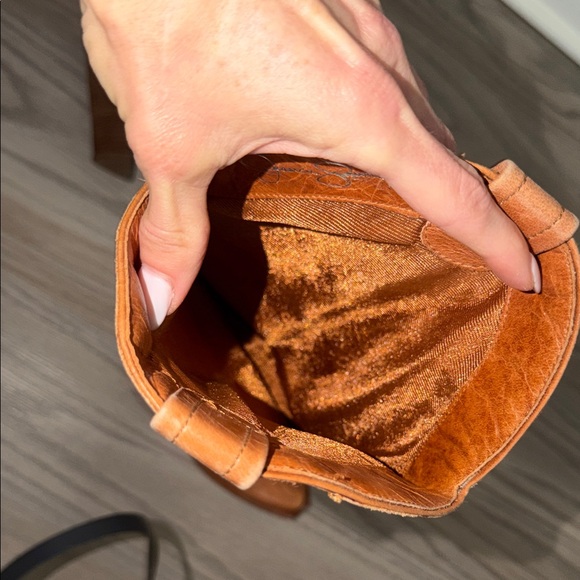 Jessica Simpson Cognac Leather Western High Heel Boots - Picture 7 of 8